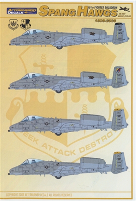 Afterburner 48-047 - Spang Hawgs, 81st Fighter Squadron