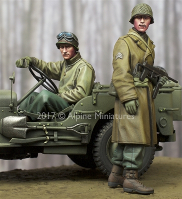 Alpine 35243 - WW2 US NCO & Driver Set (2 figures)