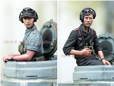 Alpine 35265 - German Panzer Commander, Summer Set (2 figures)