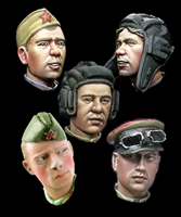 Alpine H014 - WW2 Russian Heads #2