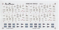 AeroMaster 148-011 - Hurricane Stencils