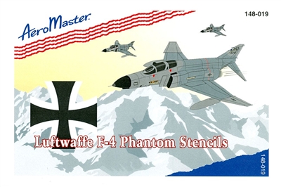 AeroMaster 148-019 Luftwaffe F-4 Phantom Stencils