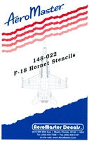 AeroMaster 148-022 F-18 Hornet Stencils