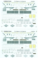AeroMaster 148-024 F-14 Basic Lo-Viz Stencils