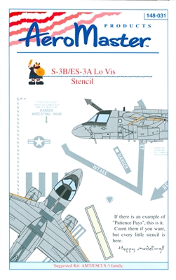 AeroMaster 148-031 S-3B/ES-3A Lo Vis Stencil