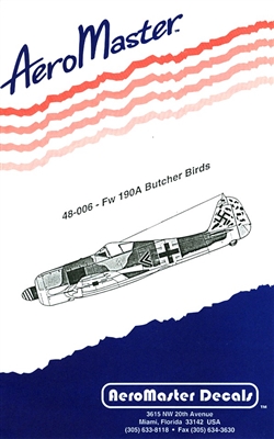 AeroMaster 48-006 Fw-190A Butcher Birds
