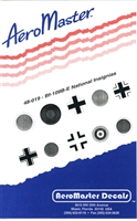 AeroMaster 48-019 Bf-109B-E National Insignias