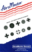 AeroMaster 48-021 - Bf-109G-K National Insignias