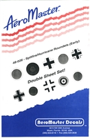 AeroMaster 48-026 - Spitfire / Hurricane Roundels (Early)