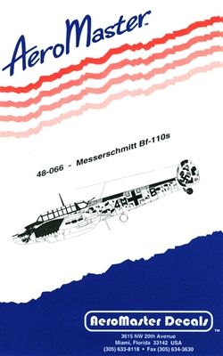 AeroMaster 48-066 - Messerschmitt Bf-110s
