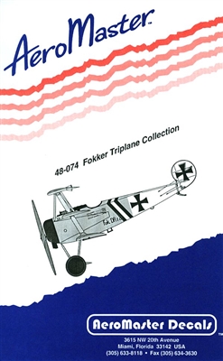 AeroMaster 48-074 - Fokker Triplane Collection
