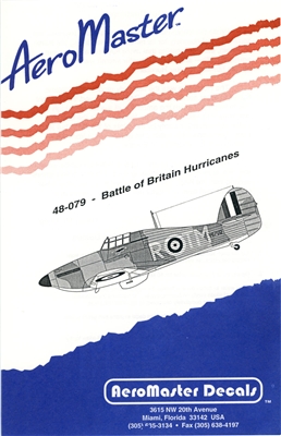 AeroMaster 48-079 - Battle of Britain Hurricanes
