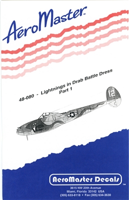 AeroMaster 48-080 - Lightnings in Drab Battle Dress, Part 1
