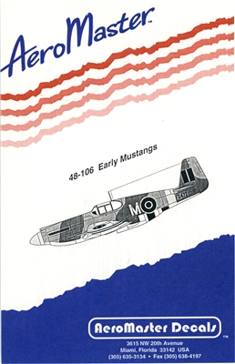AeroMaster 48-106 Early Mustangs