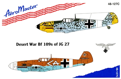 AeroMaster 48-127 Desert War Bf 109s of JG 27