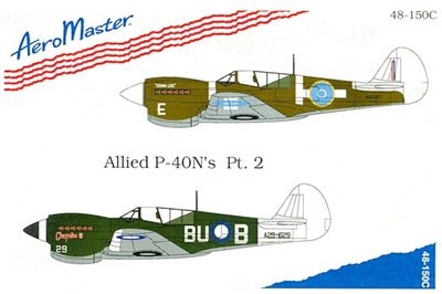 AeroMaster 48-150 Allied P-40N's, Part 2