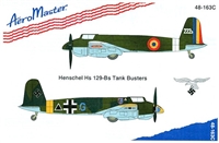 AeroMaster 48-163 Henschel Hs 129-Bs Tank Busters