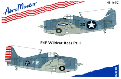 AeroMaster 48-167 F4F Wildcat Aces Part 1