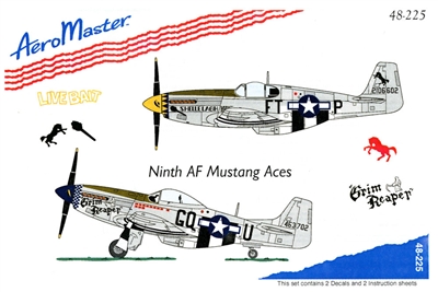 AeroMaster 48-225 Ninth AF Mustang Aces