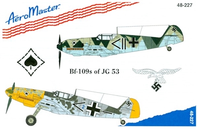 AeroMaster 48-227 Bf-109s of JG 53