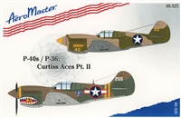 AeroMaster 48-325 - P-40s / P-36: Curtiss Aces, Part II