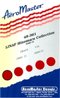 AeroMaster 48-361 - IJNAF Hinomaru Collection, Part II (Grace, Val, Zero 21, Zero 52)