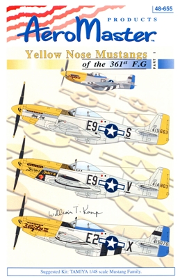 AeroMaster 48-655 - Yellow Nose Mustangs of the 361st F.G., Part I