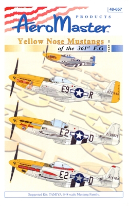 AeroMaster 48-657 - Yellow Nose Mustangs of the 361st F.G., Part III