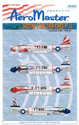 AeroMaster 48-658 - Shooting Stars over Korea, Part III (Lockheed F-80C 1950-52)