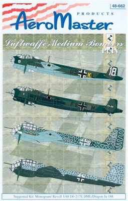 AeroMaster 48-662 - Luftwaffe Medium Bombers, Part IV