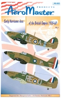 AeroMaster 48-663 - Early Hurricane Aces of the British Empire 1939-40, Part I