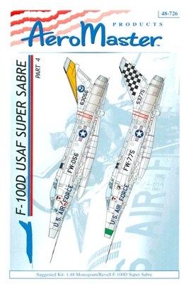 AeroMaster 48-726 - F-100D USAF Super Sabre, Part 4