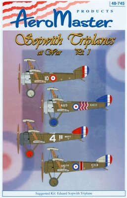 AeroMaster 48-745 Sopwith Triplanes at War, Part I