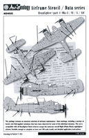 Aviaeology AOD48S02 - Beaufighter (Part 1) Mks I / VI / X / XIC Airframe Stencil / Data Series