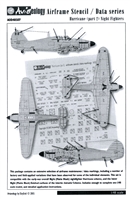Aviaeology AOD48S07 - Hurricane Airframe Stencil / Data Series (Part 2)