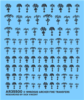 Archer AR35500B - Afrika Korps/DAK Palm Insignias (black)