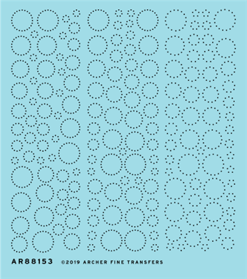 Archer AR88153 - Aircraft Rivets in Circular Patterns, 1/24 scale