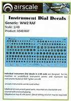 AirScale 48-RAF - WWII RAF Instrument Dial Decals