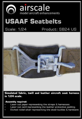 AirScale SB24 US - USAAF Seatbelts (1/24)