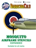 Barracuda BC-48166 - Mosquito Airframe Stencils - Expanded
