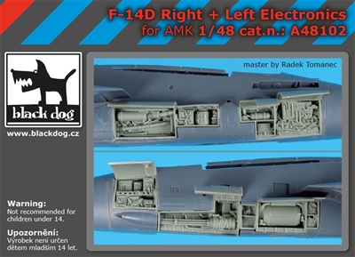 Black Dog A48102 - F-14 D Right and Left Electronics (for AMK)