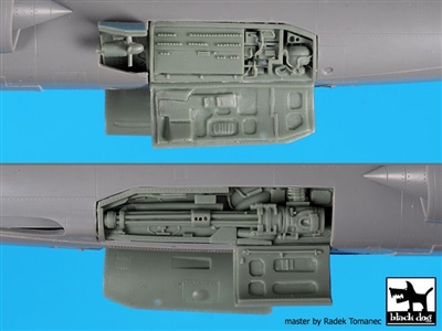 Black Dog A48107 - F-104 Electronics and Cannon (for Kinetic)