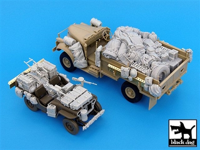 Black Dog T35016 - British SAS Jeep - Chevrolet Africa Stowage