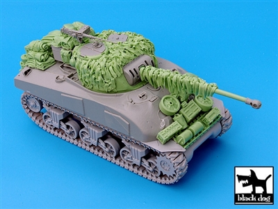 Black Dog T35028 - British Sherman Firefly Hessian Tape Camo Net