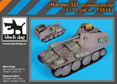 Black Dog T35161 - Marder III Accessories Set