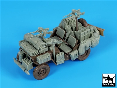 Black Dog T35224 - British SAS Jeep Africa Accessories Set