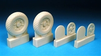 Barracuda BR32060 - P-47C/D Diamond Tread Mainwheels