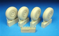 Barracuda BR32062 - He-219 Diamond Tread Mainwheels