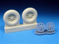 Barracuda BR48116 - F4U Corsair Postwar Tread Mainwheels
