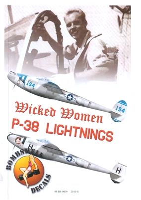 Bombshell 48-BS-0009 - Wicked Women, P-38 Lightnings